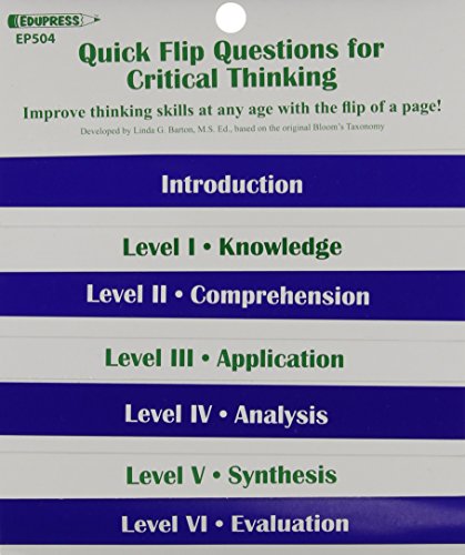 Imagen de archivo de Quick Flip Questions for Critical Thinking a la venta por Hafa Adai Books