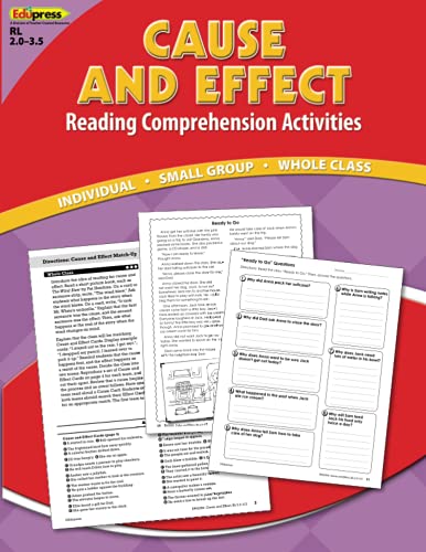 Stock image for Reading Comprehension Activity Book: Cause & Effect Red Level 2.0-3.5 for sale by Booksavers of MD