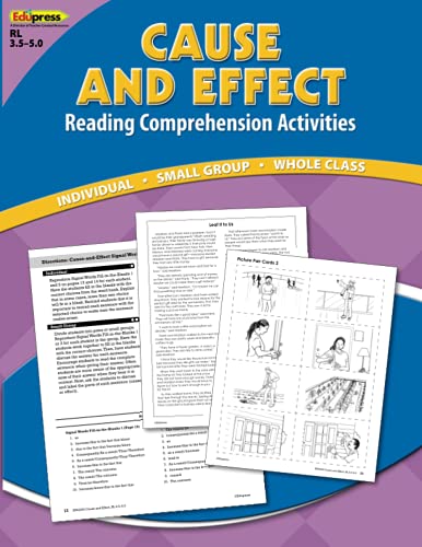 Imagen de archivo de Reading Comprehension Activity Books: Cause & Effect Blue Level 3.5-5.0 a la venta por SecondSale