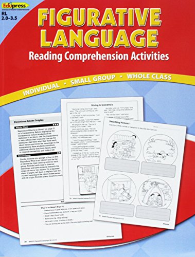 9781564721808: Reading Comprehension Activity Book: Figurative Language Red Level 2.0-3.5
