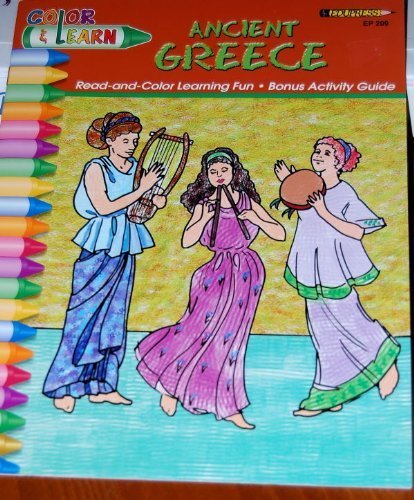 Imagen de archivo de Color and Learn - Ancient Greece a la venta por Better World Books