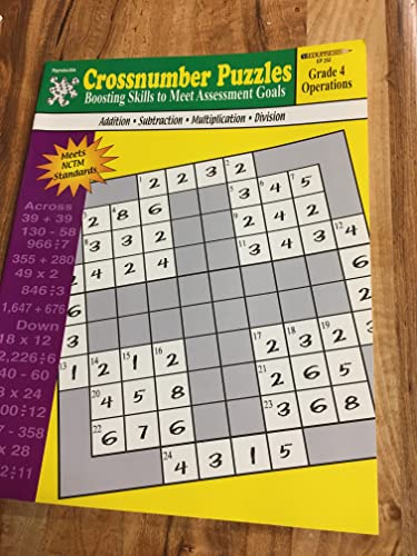 9781564722522: Crossnumber Puzzles: Boosting Skills to Meet Assessment Goals (Grade 4: Operations)