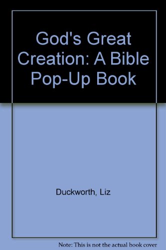 Stock image for God's Great Creation: A Bible Pop-Up Book for sale by Books From California