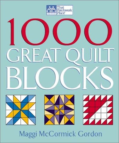 Beispielbild fr 1000 Great Quilt Blocks zum Verkauf von Better World Books