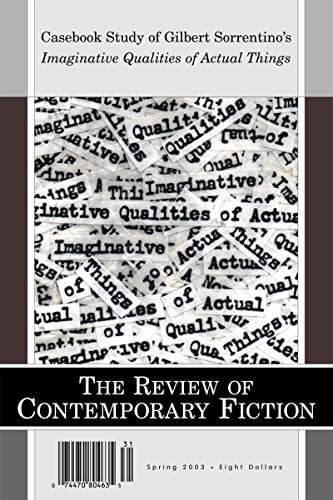 9781564782960: Review of Contemporary Fiction Spring 2003: Casebook Study of Imaginative Qualities of Actual Things