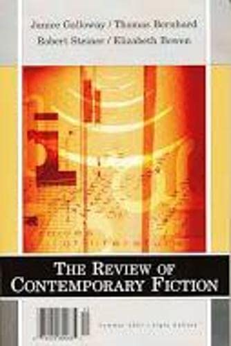 9781564783004: Janice Galloway/Robert Steiner/Thomas Bernhard/Elizabeth Bowen, Vol. 21, No. 2 (Review of Contemporary Fiction)