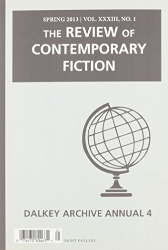 9781564789327: Review of Contemporary Fiction: Annual 4: Spring 2013