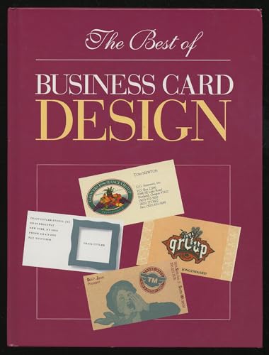 Beispielbild fr The Best of Business Card Design zum Verkauf von Wonder Book