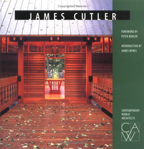 Stock image for Contemporary World Architects James Cutler for sale by Better World Books