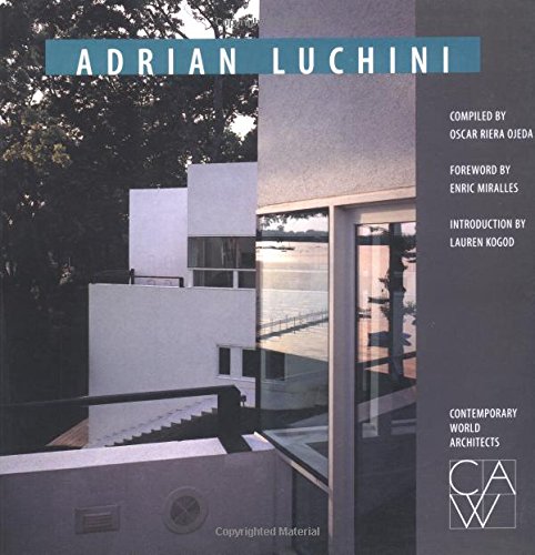 Imagen de archivo de Adrian Luchini (Contemporary World Architects) a la venta por Ergodebooks