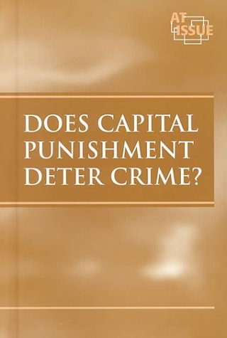 Beispielbild fr At Issue Series - Does Capital Punishment Deter Crime? (hardcover edition) zum Verkauf von BombBooks
