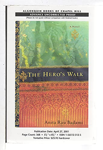 Beispielbild fr The Hero's Walk zum Verkauf von Better World Books