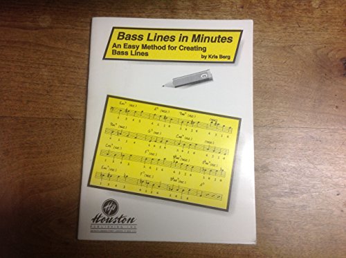 Stock image for Bass Lines in Minutesd An Easy Method for Creating Bass Lines for sale by ThriftBooks-Dallas