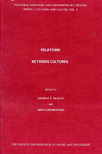 Stock image for Relations Between Cultures for sale by Better World Books