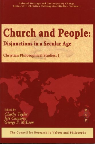Stock image for Church and People: Disjunctions in a Secular Age for sale by ThriftBooks-Atlanta