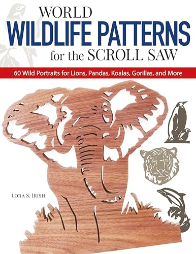 Beispielbild fr World Wildlife Patterns for the Scroll Saw: 60 Wild Portraits for Lions, Pandas, Koalas, Gorillas and More (Scroll Saw Project Books) zum Verkauf von WorldofBooks