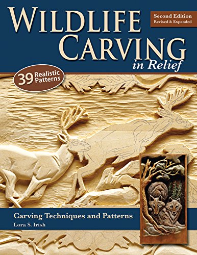 Beispielbild fr Wildlife Carving in Relief, Second Edition Revised and Expanded: Carving Techniques and Patterns (Fox Chapel Publishing) 39 Line & Shaded Patterns for Deer, Elk, Fish, Buffalo, Bears, Birds, and More zum Verkauf von WorldofBooks