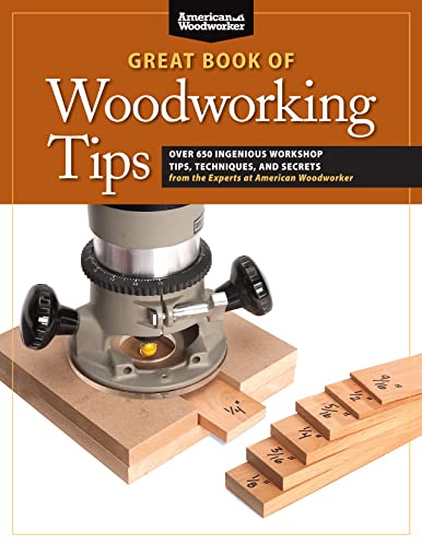 Beispielbild fr Great Book of Woodworking Tips: Over 650 Ingenious Workshop Tips, Techniques, and Secrets from the Experts at American Woodworker (American Woodworker (Paperback)) zum Verkauf von Monster Bookshop