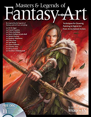 Imagen de archivo de Masters & Legends of Fantasy Art: Techniques for Drawing, Painting & Digital Art from 36 Acclaimed Artists a la venta por GF Books, Inc.