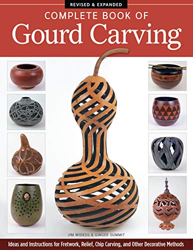 Beispielbild fr Complete Book of Gourd Carving, Revised & Expanded: Ideas and Instructions for Fretwork, Relief, Chip Carving, and Other Decorative Methods zum Verkauf von Bookplate