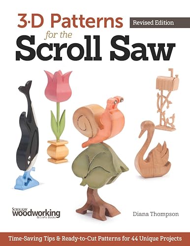 Beispielbild fr 3-D Patterns for the Scroll Saw, Revised Edition: Time-Saving Tips & Ready-to-Cut Patterns for 44 Unique Projects zum Verkauf von AwesomeBooks