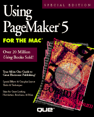 9781565290013: Using PageMaker 5.0 for the Macintosh, Special Edition