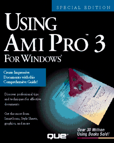 Beispielbild fr Using Ami Pro 3.0 Special Edition zum Verkauf von WorldofBooks