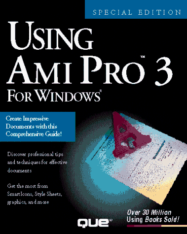 Imagen de archivo de Using Ami Pro 3.0 Special Edition a la venta por WorldofBooks