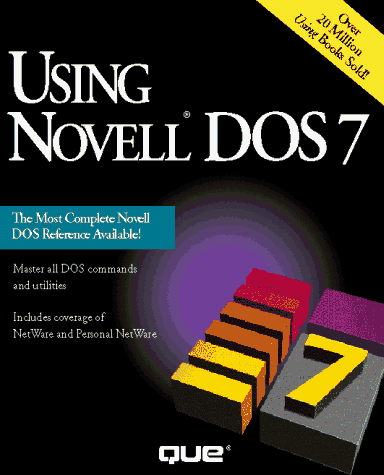 Stock image for Using Novell DOS 7 for sale by Basi6 International