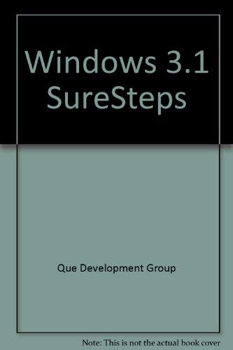 Windows 3.1 Suresteps/Book and Disk (9781565292406) by Plumley, Sue