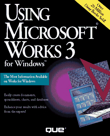 Imagen de archivo de Using Microsoft Works 3 for Windows a la venta por The Book Spot