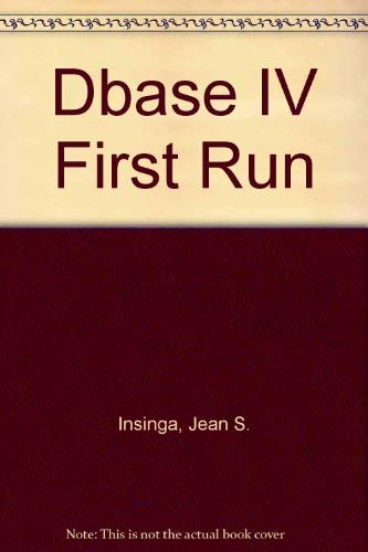 dBASE IV First Run