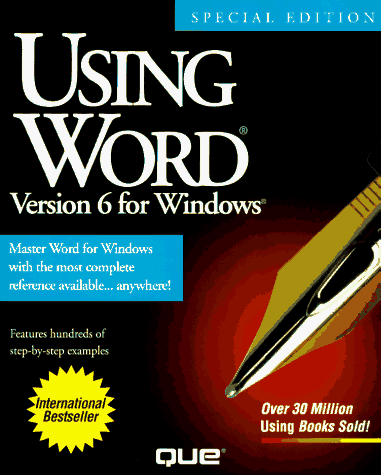 Imagen de archivo de Using Word for Windows 6 a la venta por WorldofBooks
