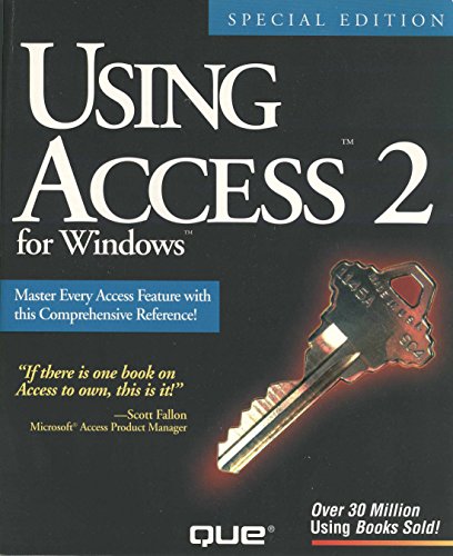 Beispielbild fr Using Access 2 for Windows zum Verkauf von Better World Books