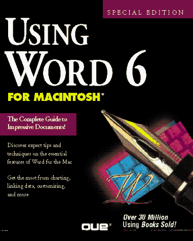 Imagen de archivo de Using WORD 6 for the Macintosh (Special Edition Using) a la venta por WorldofBooks