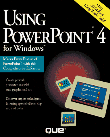 Using Powerpoint 4 for Windows (9781565296510) by Grace, Rich