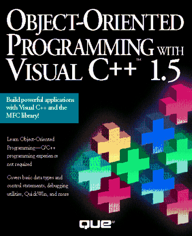 9781565296862: Object-Oriented Programming With Visual C++ 1.5