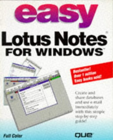 Stock image for Easy Lotus Notes for Windows for sale by Wonder Book