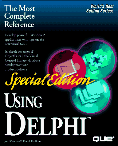 Stock image for Using Delphi for sale by Shadow Books