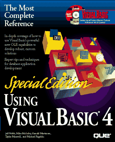 Beispielbild fr Special Edition Using Visual Basic 4 (Using . (Que)) zum Verkauf von Wonder Book