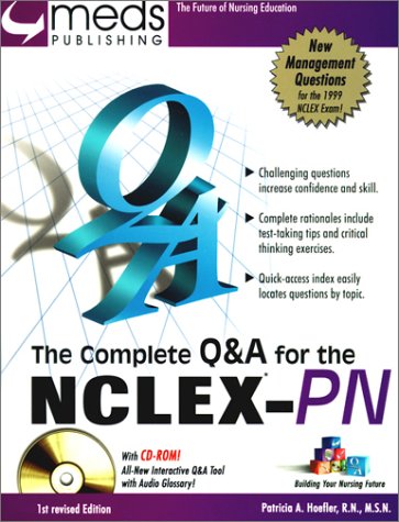 Beispielbild fr The Complete Q&A for the NCLEX-PN (Book w/CD-ROM) zum Verkauf von BookHolders