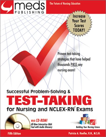 Beispielbild fr Successful Problem Solving and Test-Taking for Nursing and NCLEX-RN Exams (Book w/CD-ROM) (SUCCESSFUL PROBLEM SOLVING & TEST-TAKING FOR NURSING AND NCLEX-RN EXAMS) zum Verkauf von Orion Tech