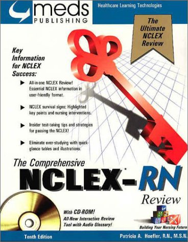 Beispielbild fr The Comprehensive NCLEX-RN Review (with CD-ROM) 10th edition zum Verkauf von HPB-Red