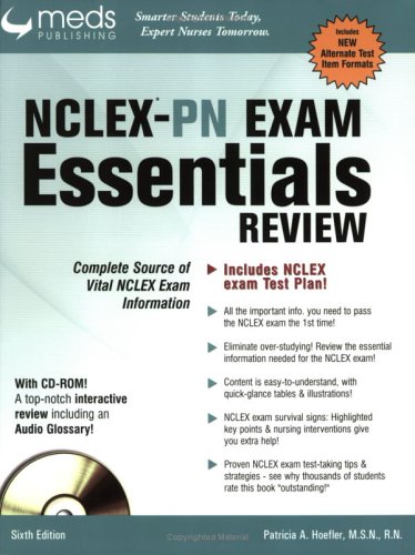 Beispielbild fr NCLEX-PN Exam Essentials Review Book, 6th Edition zum Verkauf von HPB-Red