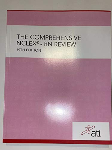 Stock image for Comprehensive NCLEX-RN Review 19th Edition for sale by GoldenWavesOfBooks