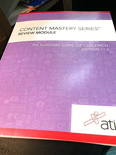 Stock image for PN NURSING CARE OF CHILDREN EDITION 11.0 Assessment Technologies Institute for sale by Your Online Bookstore