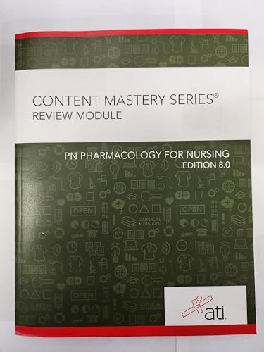 Beispielbild fr Content Mastery Series, Review Module, PN Pharmacology for Nursing, Edition 8.0, c. 2019, 9781565331945, 156533194X zum Verkauf von Walker Bookstore (Mark My Words LLC)