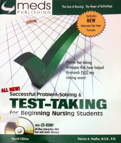 Imagen de archivo de Successful Problem-Solving & Test-Taking for Beginning Nursing Students a la venta por HPB-Red