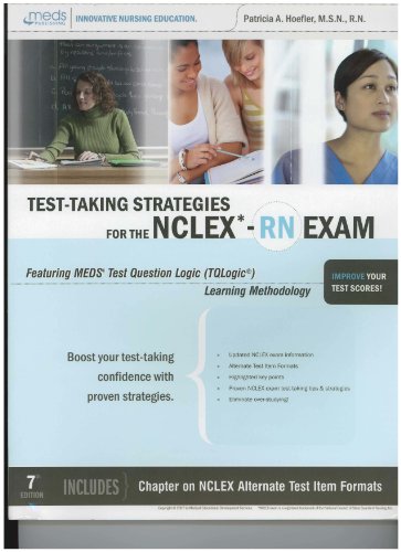 Stock image for Test Taking Strategies for the NCLEX-RN Exam (Test Question Logic for the NCLEX-RN Exam) for sale by HPB-Red