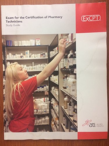 Beispielbild fr Exam for the Certification of Pharmacy Technicians (Study Guide) zum Verkauf von BookHolders